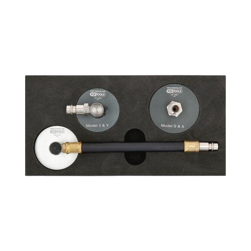 Adapter-Satz zur Bremsentl&uuml;ftung f&uuml;r Tesla, 3-tlg KS TOOLS 160.0695