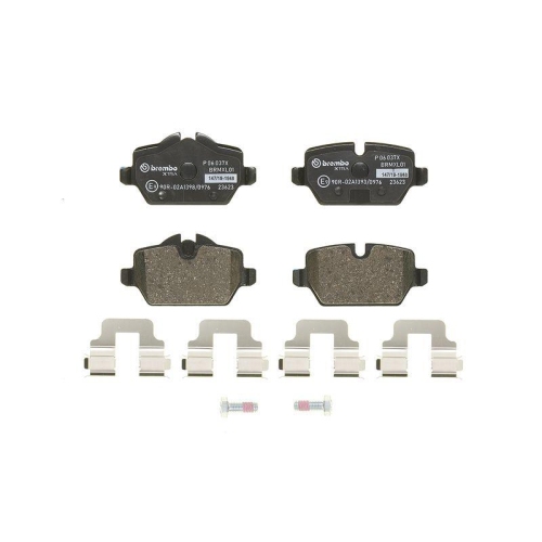 BREMBO Bremsbelagsatz, Scheibenbremse XTRA LINE P 06 037X