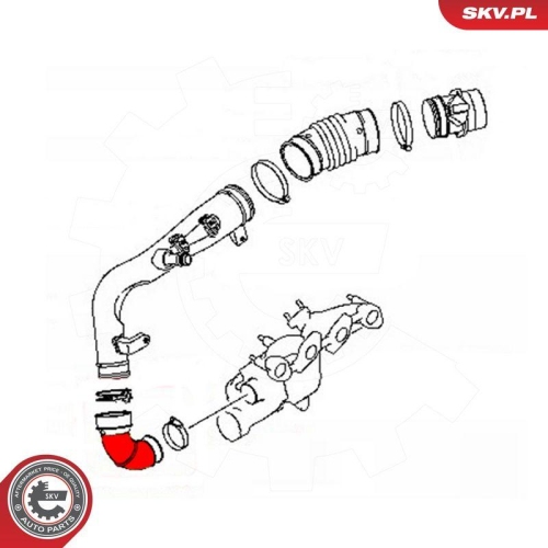 ESEN SKV Ladeluftschlauch 43SKV263