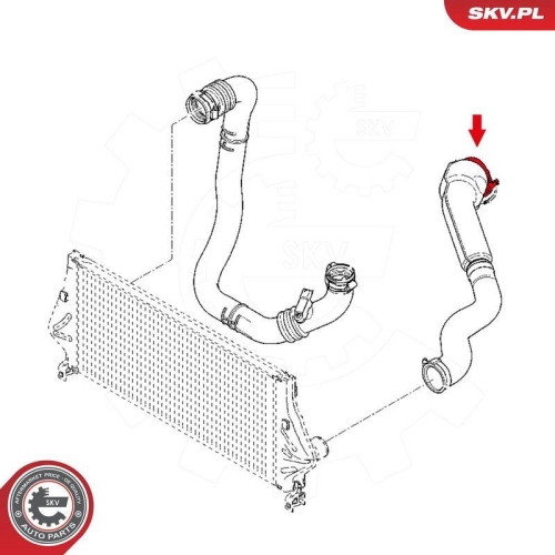 ESEN SKV Ladeluftschlauch 43SKV271