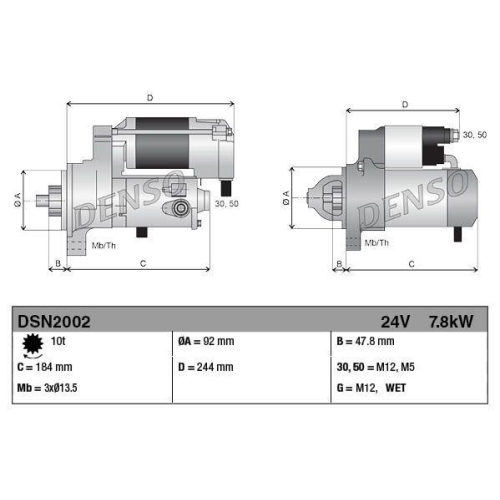 DENSO Starter DSN2002