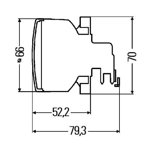 HELLA Nebelschlussleuchte 2NE 009 001-021