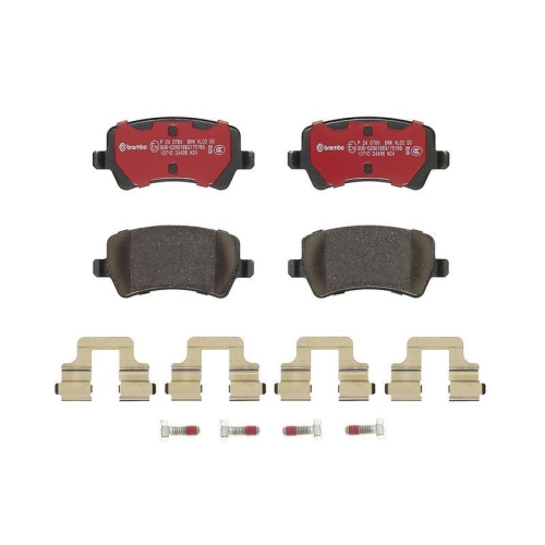 BREMBO Bremsbelagsatz, Scheibenbremse XTRA LINE P 24 078X