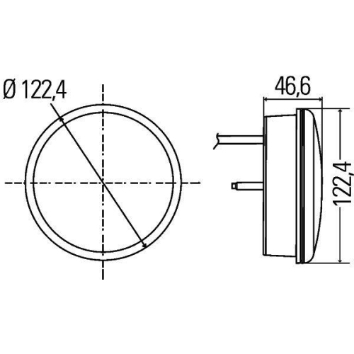 HELLA Nebelschlussleuchte 2NE 344 200-061