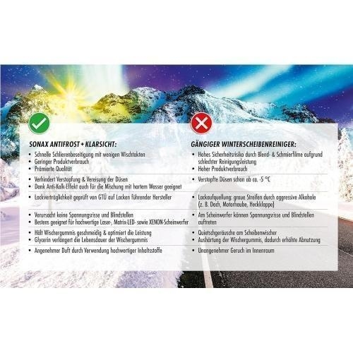 3x SONAX AntiFrost + Klarsicht bis -18&deg;C Sweet Home 5 Liter Scheibenfrostschutz