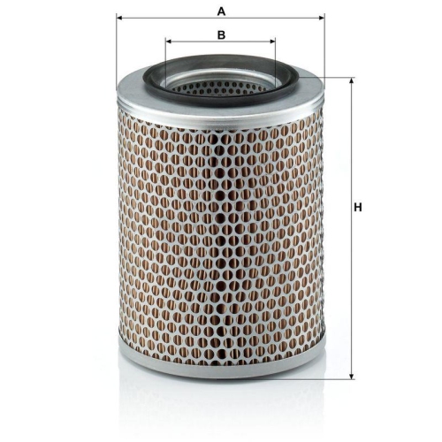 MANN-FILTER Luftfilter C 17 134