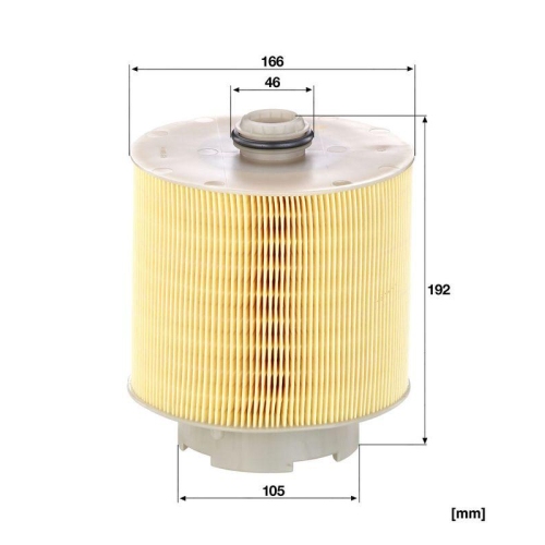 MANN-FILTER Luftfilter C 17 137 x