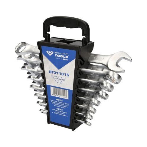 Ring-Maulschl&uuml;ssel-Satz, 15-tlg BRILLIANT TOOLS BT011015