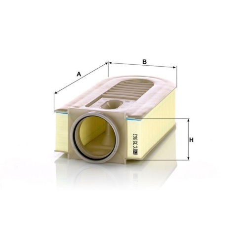 MANN-FILTER Luftfilter C 35 003