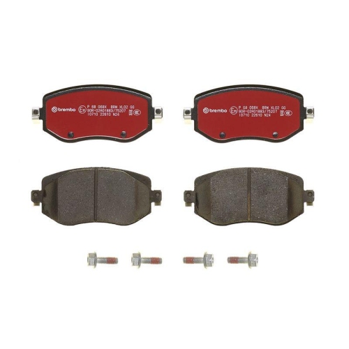 BREMBO Bremsbelagsatz, Scheibenbremse XTRA LINE P 68 068X
