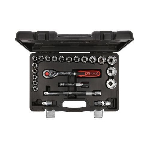 1/2 Zoll CHROMEplus Steckschl&uuml;ssel-Satz, 23-tlg KS TOOLS 918.0623