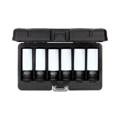 1/2 Zoll Spezial-Alu-Felgen Kraft-Stecknuss-Satz, 6-tlg KS TOOLS 515.0850