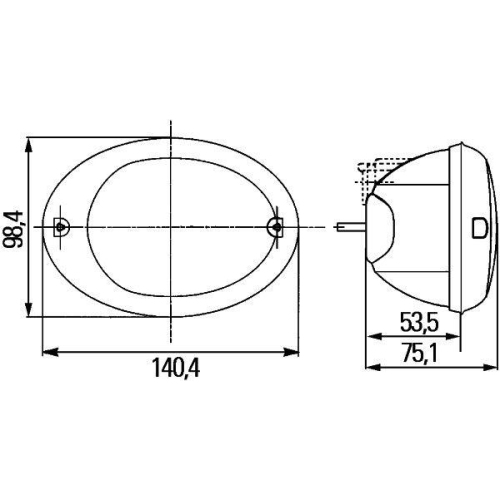 HELLA Heckleuchte 2SB 343 130-021