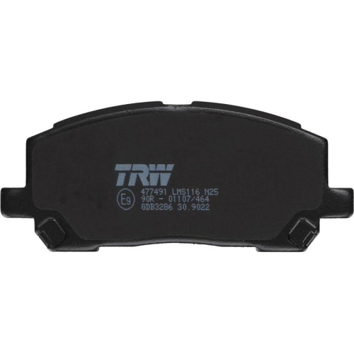 TRW Bremsbelagsatz, Scheibenbremse GDB3286