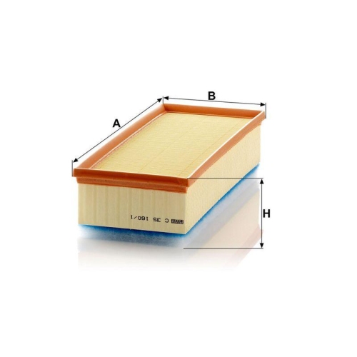 MANN-FILTER Luftfilter C 35 160/1