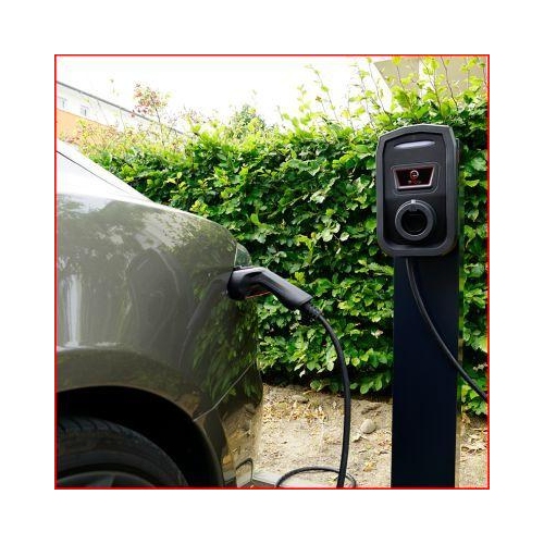 efuturo Stands&auml;ule f&uuml;r eine Wallbox, grau KS TOOLS 117.7921