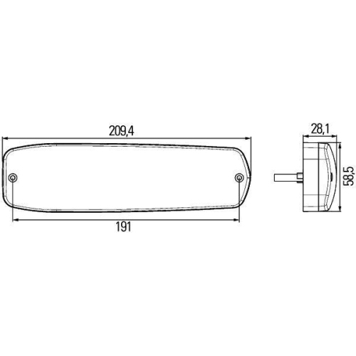 HELLA Heckleuchte 2SD 343 910-001