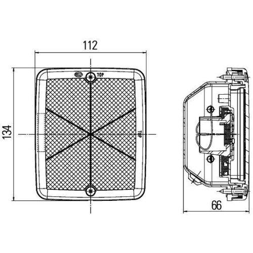 HELLA Blinkleuchte 2BA 013 236-131