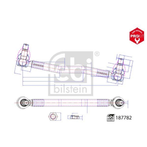 FEBI BILSTEIN Lenkstange ProKit 187782