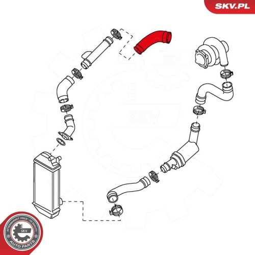 ESEN SKV Ladeluftschlauch 43SKV153