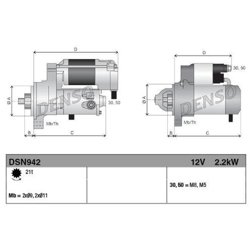 DENSO Starter DSN942