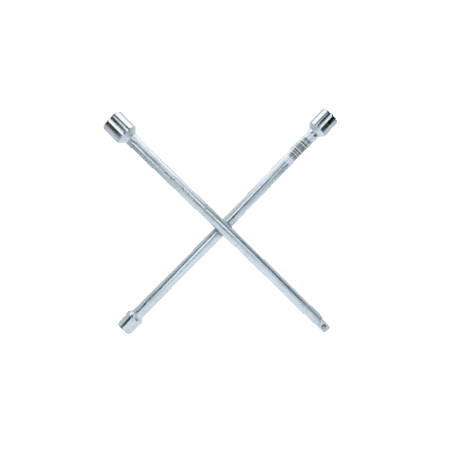 KS Tools Radkreuzschl&uuml;ssel f.PKW, 1/2"x17x19x22mm 518.1150