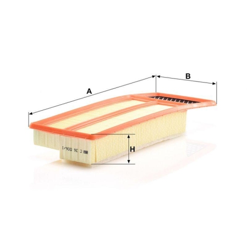 MANN-FILTER Luftfilter C 36 006/1