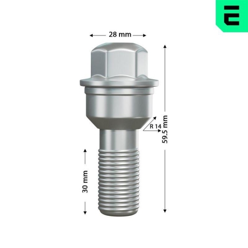 OPTIMAL Radschraube OP-UWB10014-1