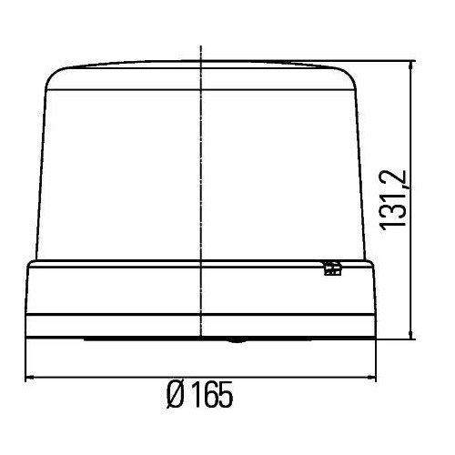 HELLA Rundumkennleuchte KL 7000 LED 2RL 011 484-121