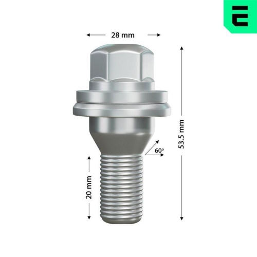 OPTIMAL Radschraube OP-UWB10019-1