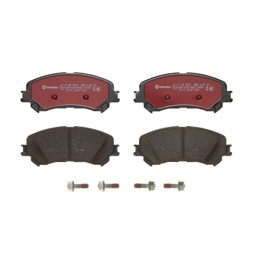 BREMBO Bremsbelagsatz, Scheibenbremse XTRA LINE P 68 067X