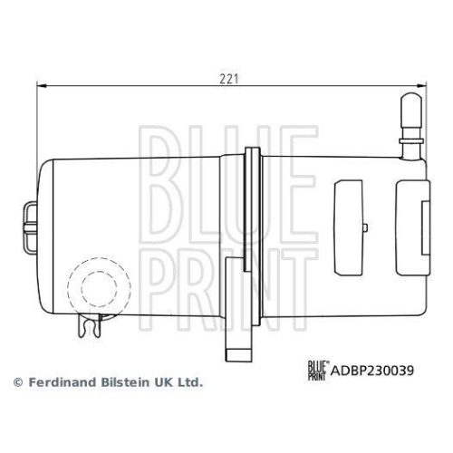 BLUE PRINT Kraftstofffilter ADBP230039