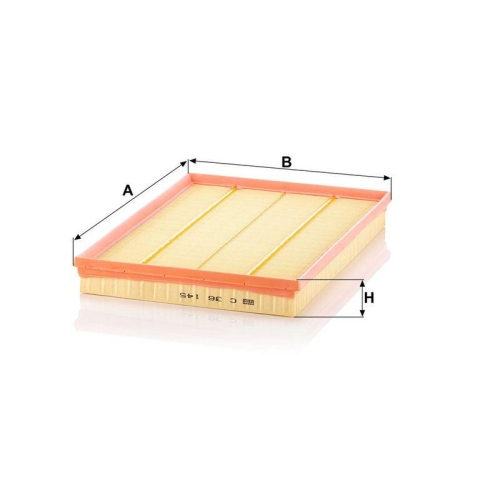 MANN-FILTER Luftfilter C 36 145