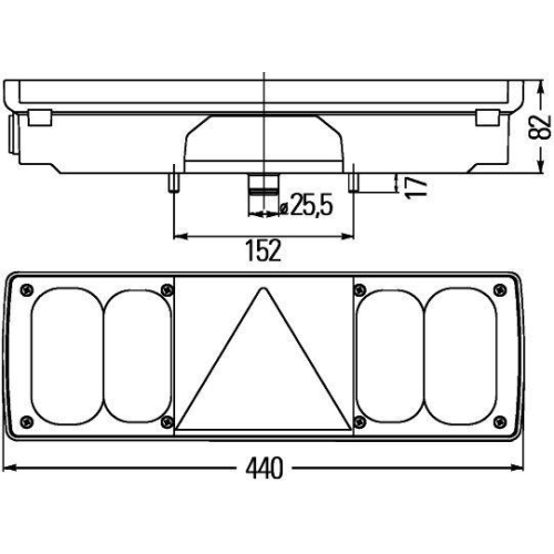 HELLA Heckleuchte 2VP 340 450-441