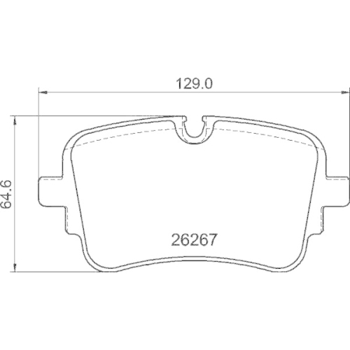 BREMBO Bremsbelagsatz, Scheibenbremse PRIME LINE P 85 190