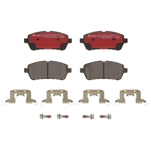 BREMBO Bremsbelagsatz, Scheibenbremse XTRA LINE P 24 072X