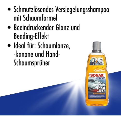 SONAX XTREME Foam+ Seal Shampoo Schaumversiegelung 1 Liter