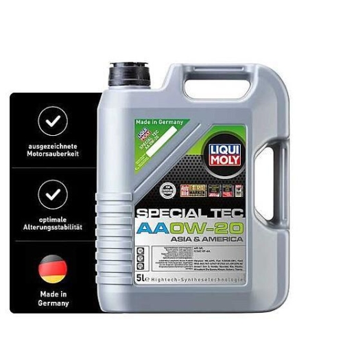 LIQUI MOLY Special Tec AA 0W-20 Motor-&Ouml;l, Motoren&ouml;l Leichtlauf 9734 - 5 Liter