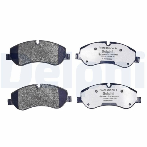 DELPHI Bremsbelagsatz, Scheibenbremse Professional + LP2661LC
