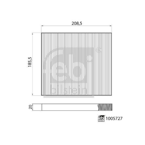 FEBI BILSTEIN Filter, Innenraumluft 1005727