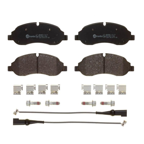 BREMBO Bremsbelagsatz, Scheibenbremse PRIME LINE P 24 171
