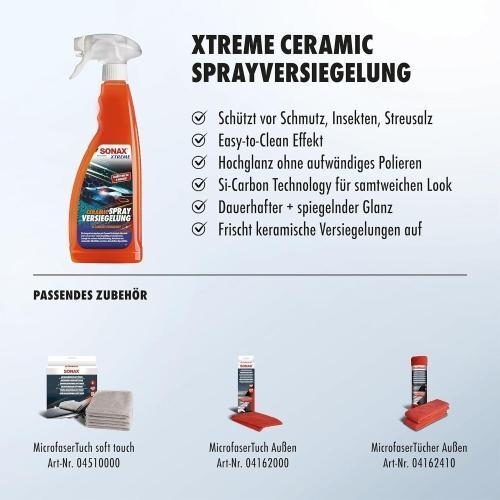 2x Sonax XTREME Ceramic Spray Versiegelung 750ml für dauerhaft spiegelnden Glanz