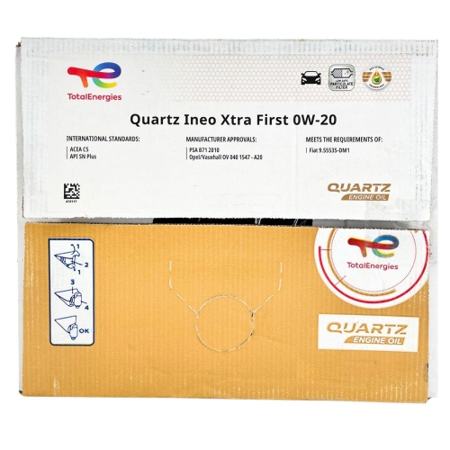 Motor&ouml;l Motoren&ouml;l Total Quartz Ineo Xtra First 0W-20 20 Liter BAG-IN Box 229197