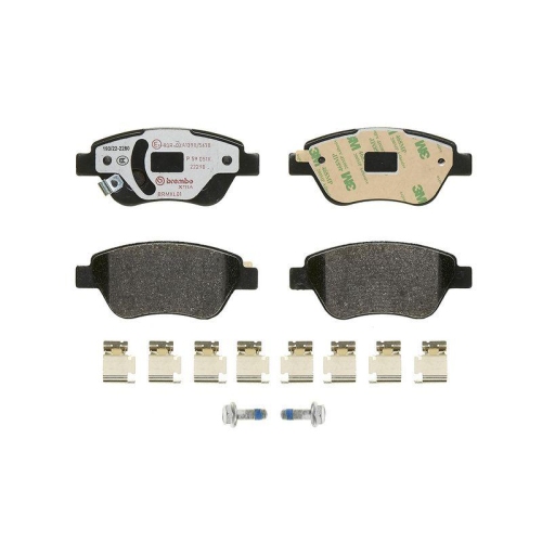 BREMBO Bremsbelagsatz, Scheibenbremse XTRA LINE P 59 051X