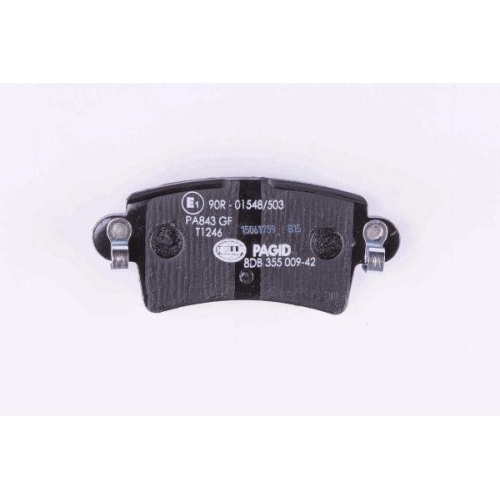 HELLA Bremsbelagsatz, Scheibenbremse 8DB 355 009-421