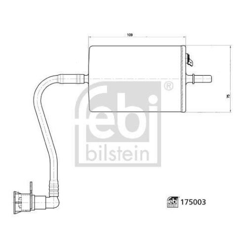 FEBI BILSTEIN Kraftstofffilter 175003