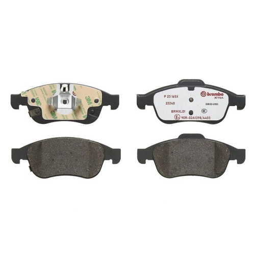 BREMBO Bremsbelagsatz, Scheibenbremse XTRA LINE P 23 165X