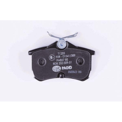 HELLA Bremsbelagsatz, Scheibenbremse 8DB 355 009-511