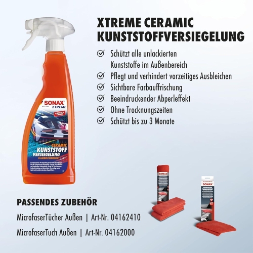SONAX XTREME Ceramic Kunststoffversiegelung Keramik Verwitterung Schutz 750ml