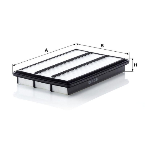 MANN-FILTER Luftfilter C 3766